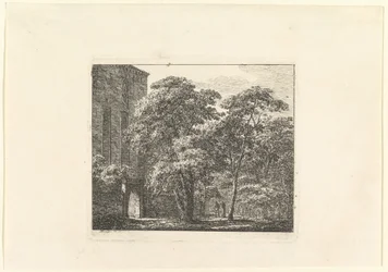 Gotisk arkitektur i ett landskap, ca. 1807.