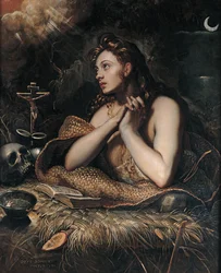 Den botfärdiga Magdalena, cirka 1600