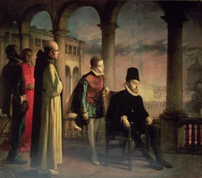 Filip II (1527-98) förklarar sin tro