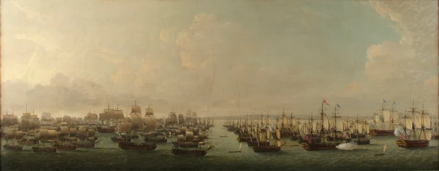 Den engelska eskadern som anföll Havanna 1762