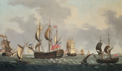 Royal Squadron utanför kusten