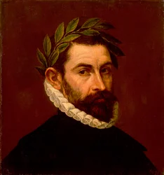 Porträtt av poeten Alonso de Ercilla y Zuniga