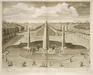 Apollons fontän i trädgårdarna i Versailles
