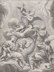 Tro, hopp och kärlek, 1630-78.
