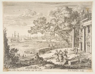 Landskap med Merkurius, 1668.