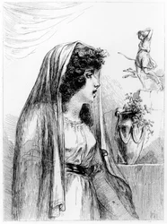 Lady Hamilton som Diana-Hecate, 1791