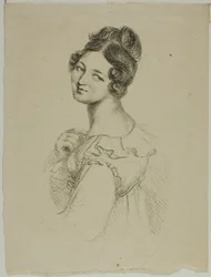 Porträtt av Madame Giacomelli