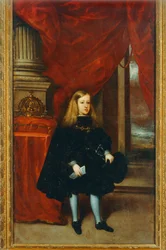 Carlos II som ung, senare kung av Spanien