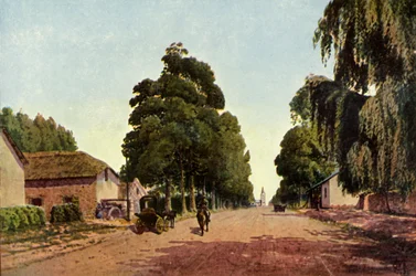 "Church Street, Pretoria - The Approach to the Town", 1901.