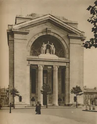 Bush House, ett amerikanskt tillägg till efterkrigstidens London, c1935.