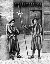 Schweiziska gardet, Vatikanstaten, Rom, 1936.