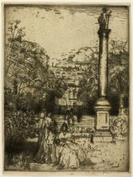 Luxemburgkolumnen, Paris