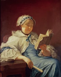 Konstnärens hustru, 1758