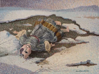 Övergiven docka, ca 1981 (olja på duk)