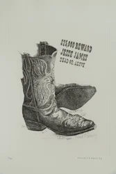 Jessie James död eller levande - eller Cowboy Boots