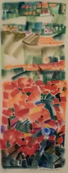 Poppies, 2005 (pastell på sammetspapper)