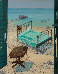 Sängen på stranden