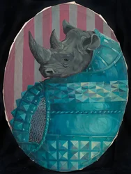 Noshörningen, inspirerad av Dürer