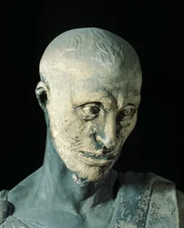 Habakuki na Donatello (takriban 1386-1466), sanamu ya marumaru, imefafanuliwa kwa kina