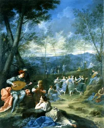 Nymfdans, 1724-25
