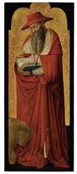 Sankt Hieronymus, del av en altartavla