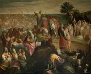 Israeliterna korsade Röda havet, ca. 1610.