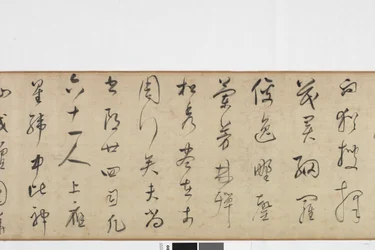Frihandskopia av Zhang Xus Writing of the Stone Record