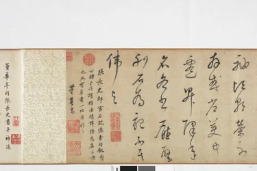 Frihandskopia av Zhang Xus Writing of the Stone Record