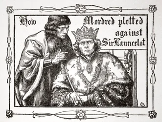 "Hur Mordred planerade mot Sir Launcelot", 1905.