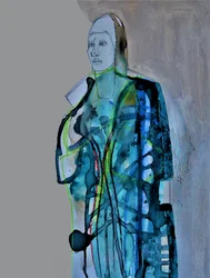 Abstrakt modefigur