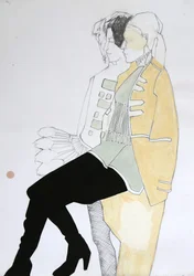 Elegant modeillustration