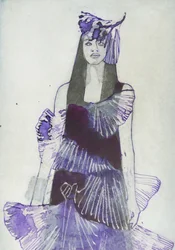Elegant lila mode