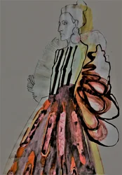 Dramatisk modeillustration