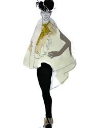 Elegant modeillustration