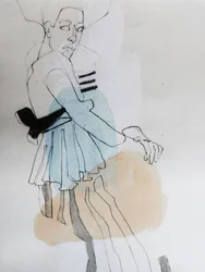 Elegant modeskiss