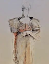 Elegant modeskiss