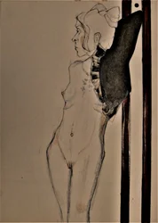 Bevingad nakenfigur