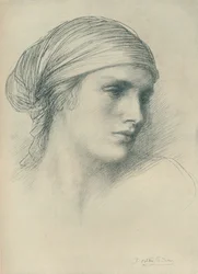 Study of a Head, c1916