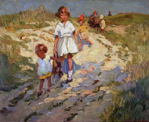 In the Dunes (olja på pannå)