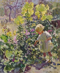 In the Garden (olja på duk)