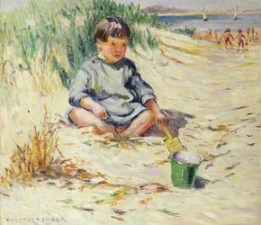 Leka i sanden