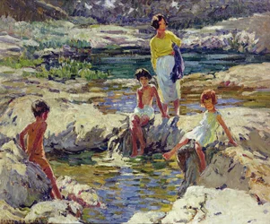 The Rockpool (olja på duk)