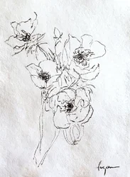 Fint blomstermotiv