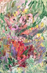Färgsprakande blommor i trädgården