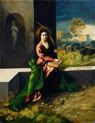 Saint Lucretia, ca 1520 (olja på pannå)