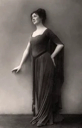 Miriam Clements, brittisk skådespelare och artist, 1910.