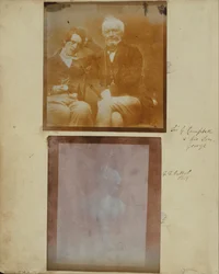 Sir George Campbell och hans son, George