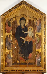 Madonnan Rucellai (Tempera på trä