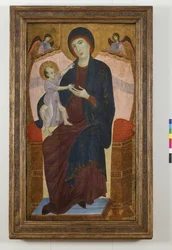 Madonna and Child Enthroned and Angels, 1280-85