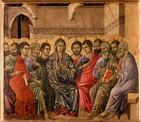 The Pentecoot Baksidan av Maesta altartavla